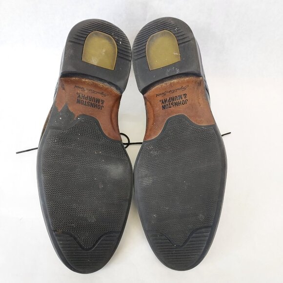 Johnston Murphy Cap-Toe Oxford Shoe Men's 8.5 Signature Series Leather Sheepskin - Picture 11 of 15